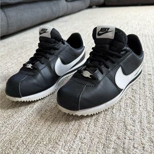 Nike Classic Black and White Cortez Sneakers